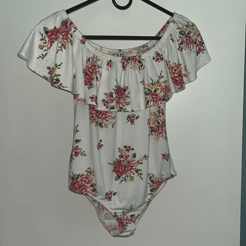 Floral body suit